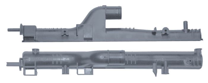 Caixa de Radiador DUSTER MANGUEIRA NO MEIO