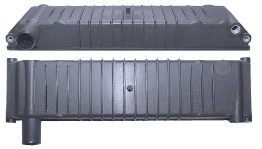 Caixa de Radiador HYSTER F50/H55/55XM C/DRENO INF