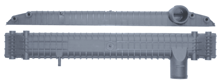 Caixa de Radiador IVECO CAVALINO C/ RETORNO