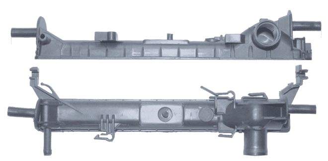 Caixa de Radiador FOCUS C/ 1 RETORNO