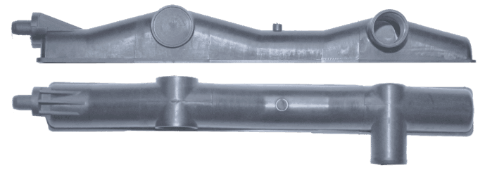 Caixa de Radiador S10 BRASADO GASOLINA INFERIOR