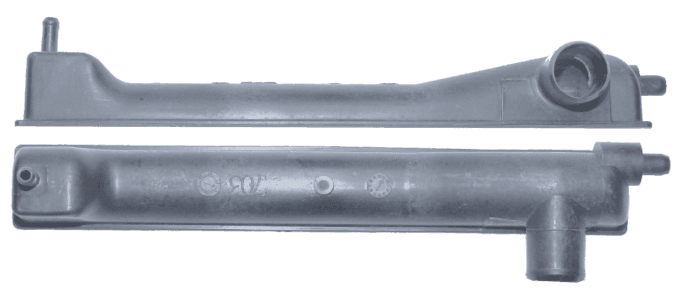 Caixa de Radiador S10 PITBULL DIESEL C/BICO