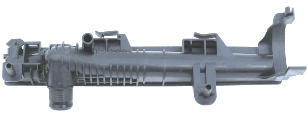 Caixa de Radiador FLUENCE 2.0 BOCAL TORTO SUP 395x42