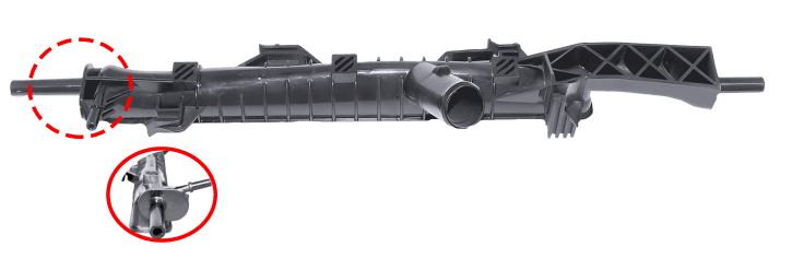 Caixa de Radiador TRANSIT 2.2 2006 INF