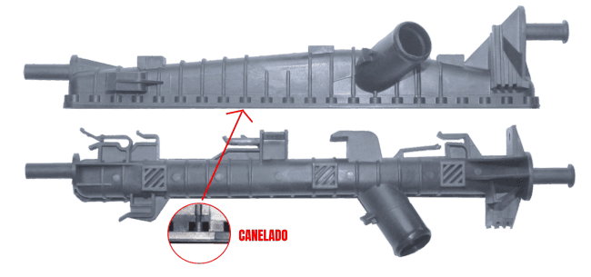 Caixa de Radiador FOCUS 2010 S/ BICO