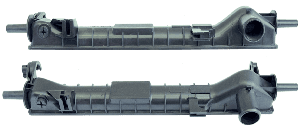 Caixa de Radiador TRANSIT BOCAL RETO