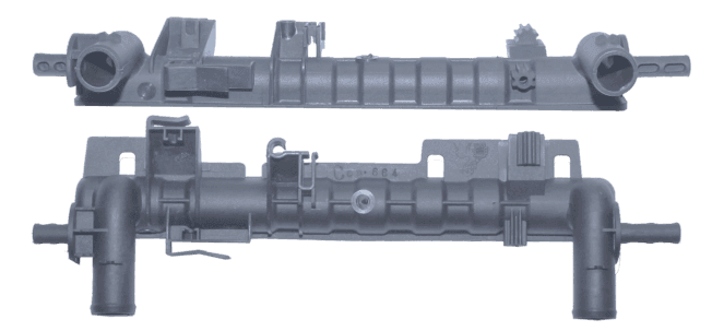 Caixa de Radiador ECOSPORT / FIESTA AT LD BOCAL