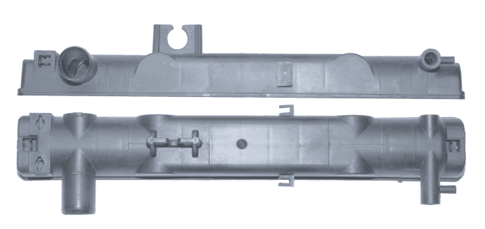 Caixa de Radiador EMPILHADEIRA INF LD ESQ C/SANG