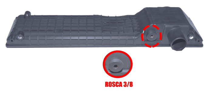 Caixa de Radiador CASE MX 35/NEW ROLLAND LB90 S/TAMPA