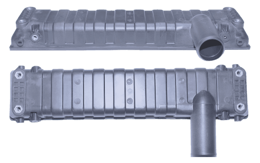 Caixa de Radiador MASSEY FERGUSON MANGUEIRA RETA