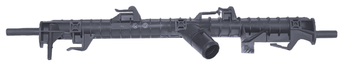 Caixa de Radiador TRANSIT C/ BICO