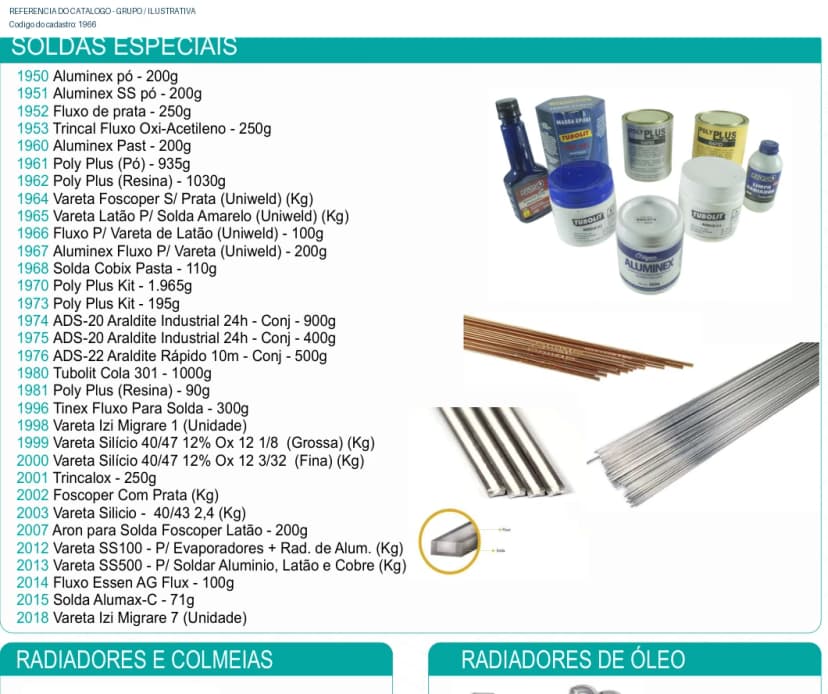 Fluxo P/ Vareta de Latão (Uniweld) - 100g
